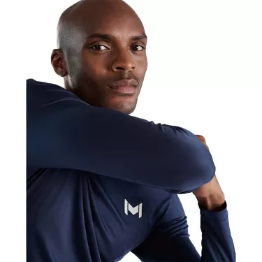 Mouratoglou Tech T-shirt Marineblauw