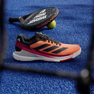 Adidas Crazyquick Boost Padelschoenen Wit / Zwart / Groen