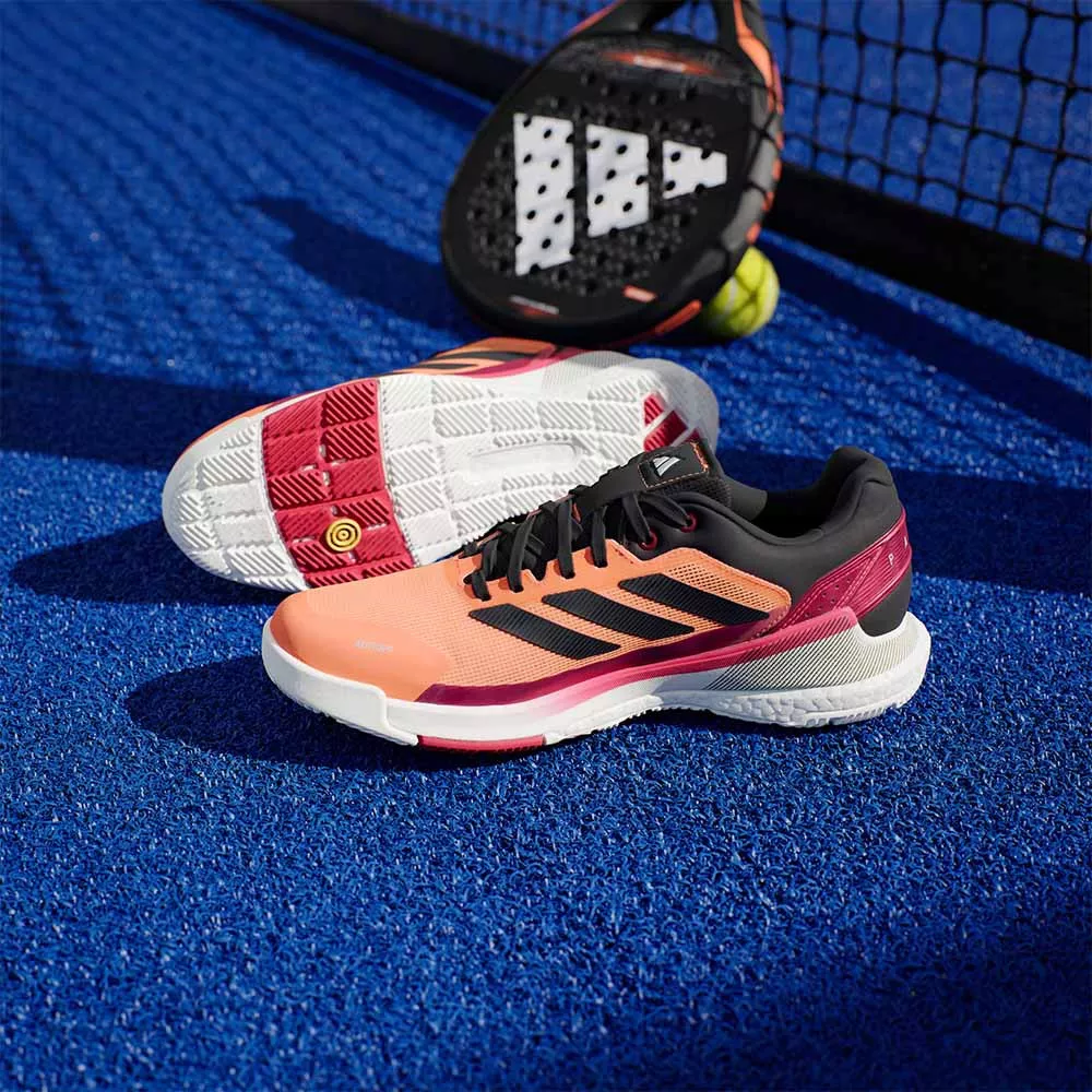 Adidas Crazyquick Boost Padelschoenen Wit / Zwart / Groen