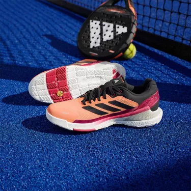 Adidas Crazyquick Boost Padelschoenen Wit / Zwart / Groen