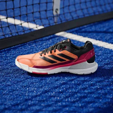 Adidas Crazyquick Boost Padelschoenen Wit / Zwart / Groen