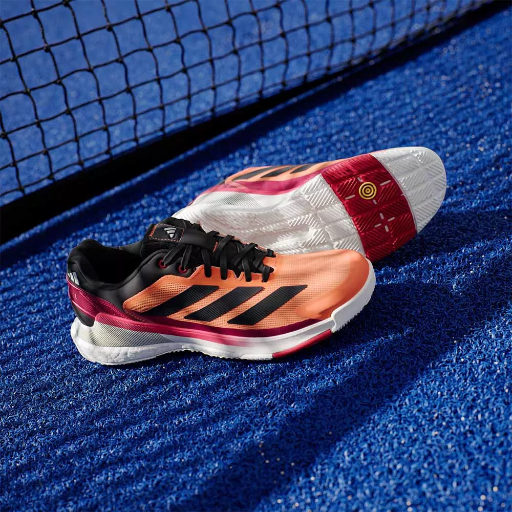 Adidas Crazyquick Boost Padelschoenen Wit / Zwart / Groen