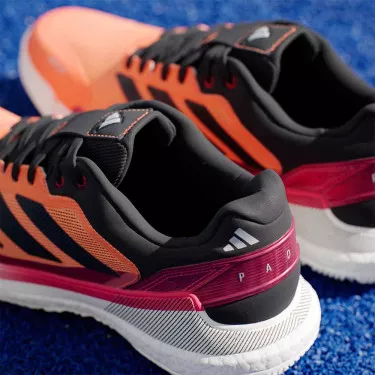 Adidas Crazyquick Boost Padelschoenen Wit / Zwart / Groen