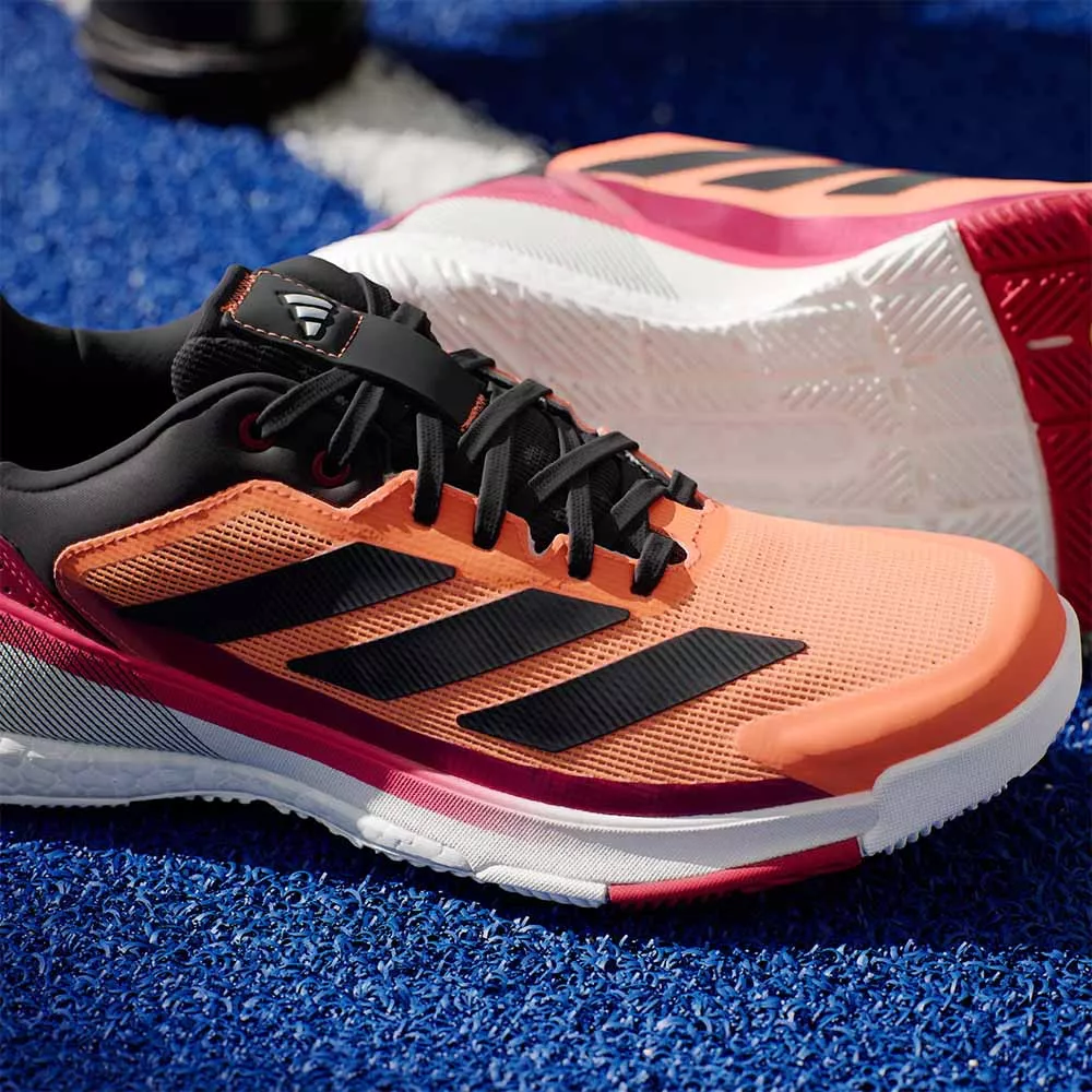 Adidas Crazyquick Boost Padelschoenen Wit / Zwart / Groen
