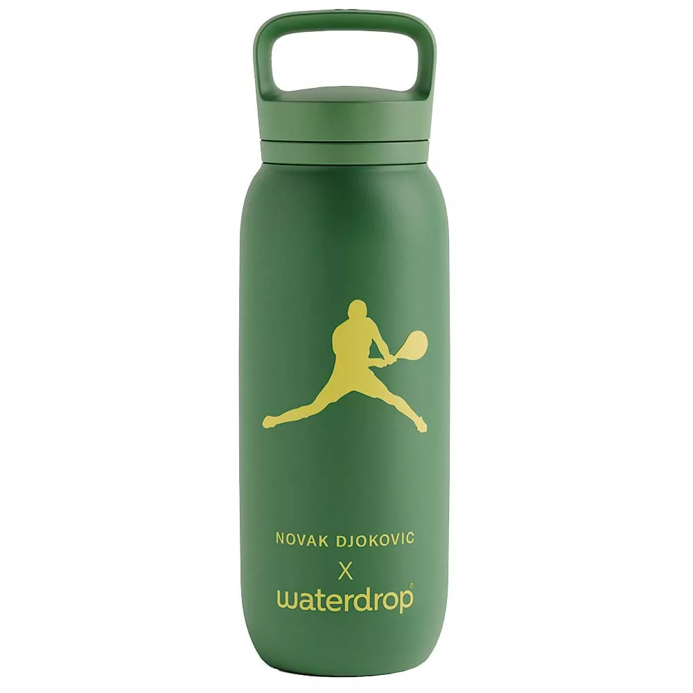 Thermosfles Waterdrop Novak Djokovic 1.4L Grijs