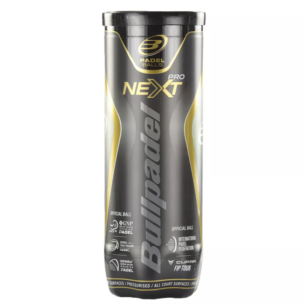 Bullpadel Next Pro 3 stuks geel