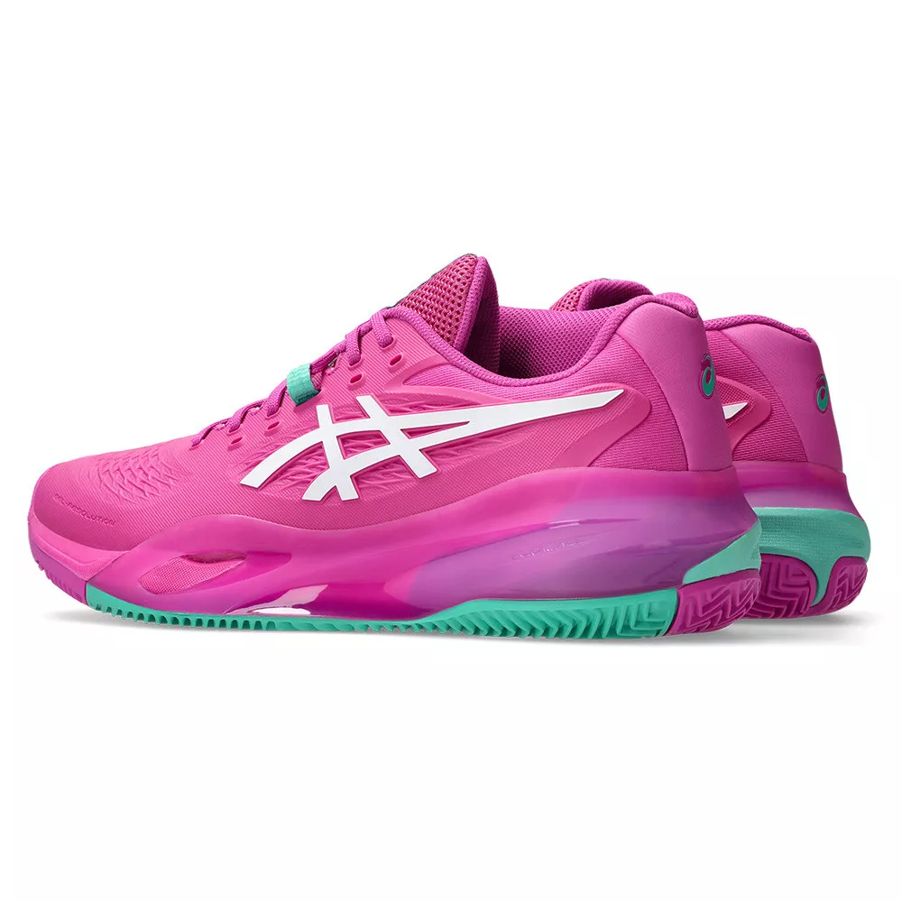 Asics Gel Resolution X Clay Zwart / Groen Schoenen