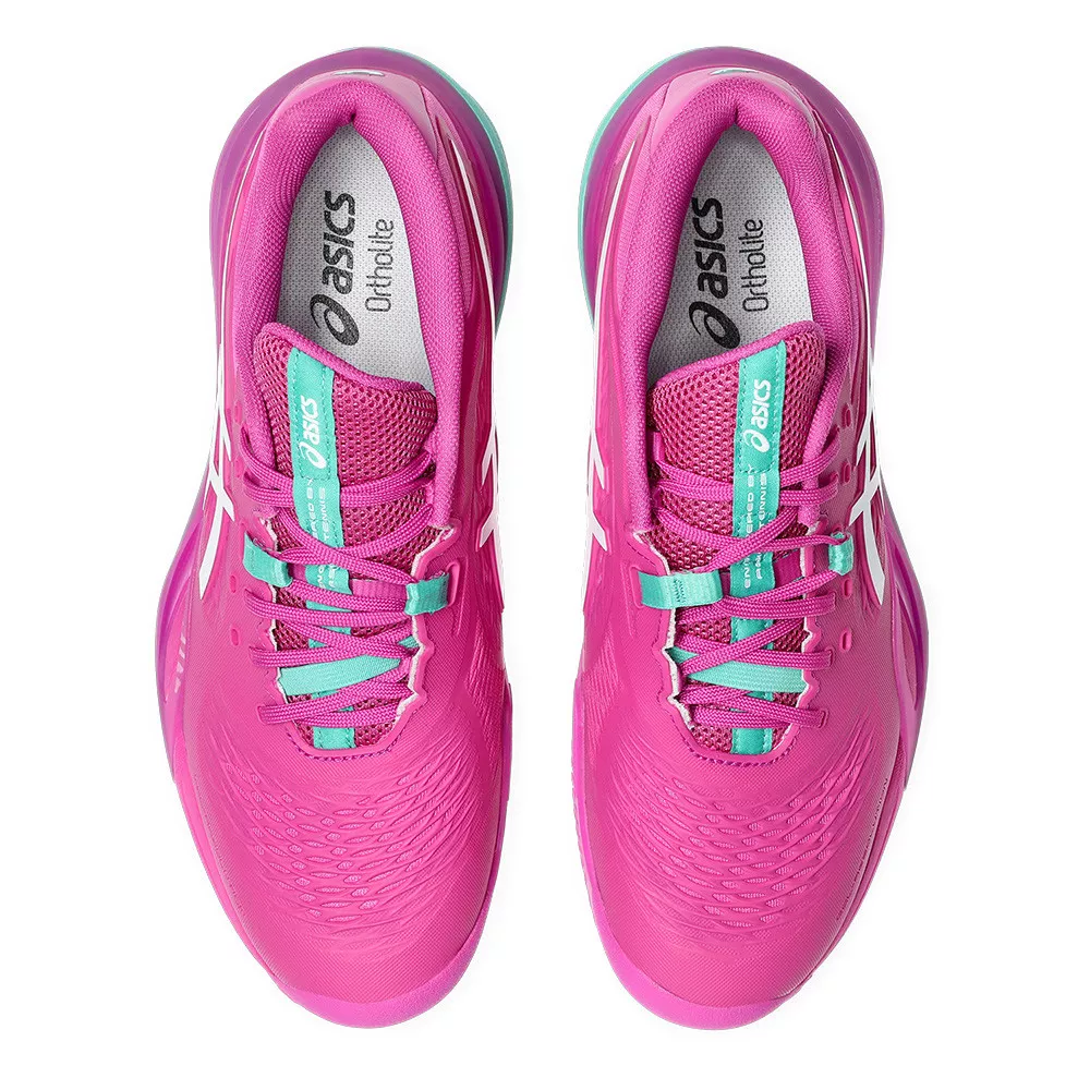 Asics Gel Resolution X Clay Zwart / Groen Schoenen
