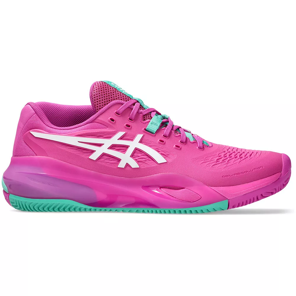 Asics Gel Resolution X Clay Zwart / Groen Schoenen