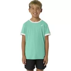 T-Shirt Asics Jongens Cr&egrave;me / Blauw