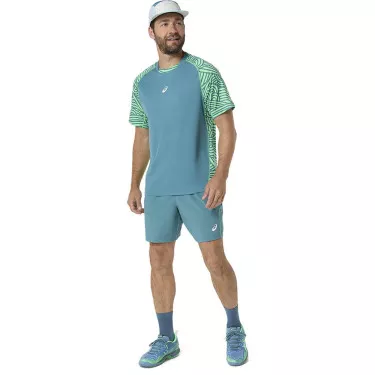 Asics Padel Court Shorts Cr&egrave;me / Groen