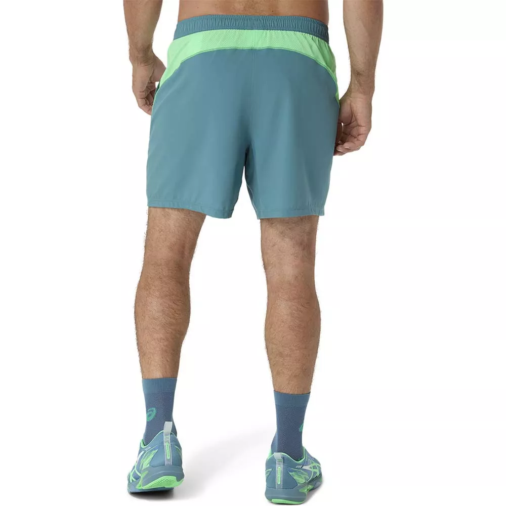 Asics Padel Court Shorts Cr&egrave;me / Groen