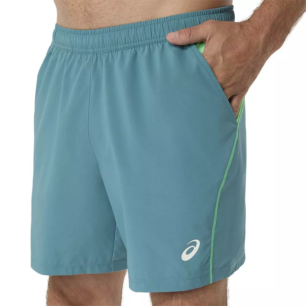 Asics Padel Court Shorts Cr&egrave;me / Groen