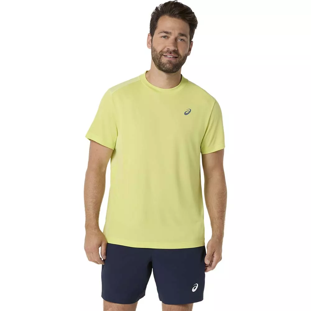 Asics Court SS T-Shirt Geel