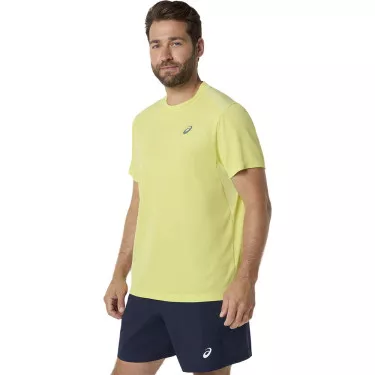 Asics Court SS T-Shirt Geel