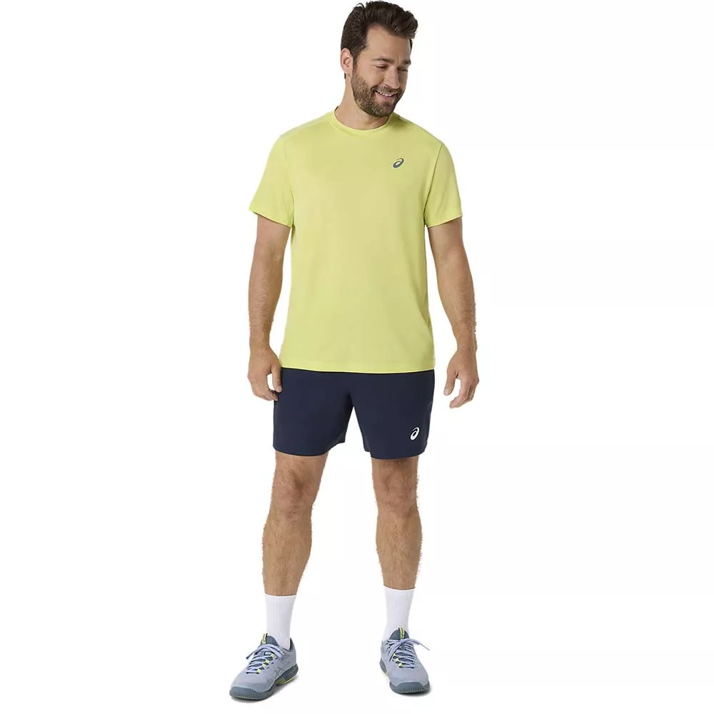 Asics Court SS T-Shirt Geel