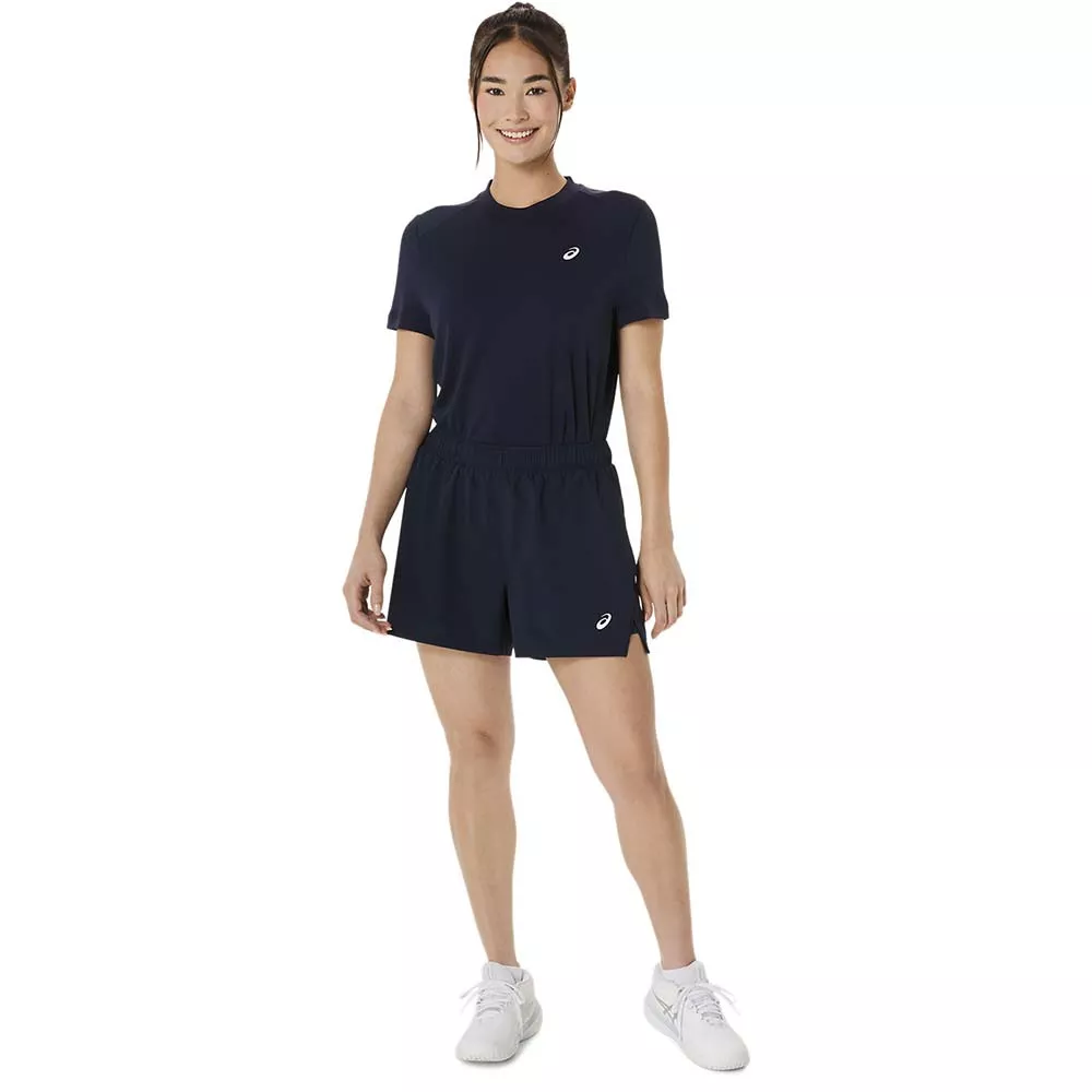 Asics Court 2-in-1 Dames Short Zwart