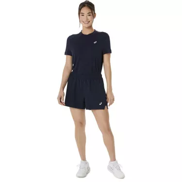 Asics Court 2-in-1 Dames Short Zwart