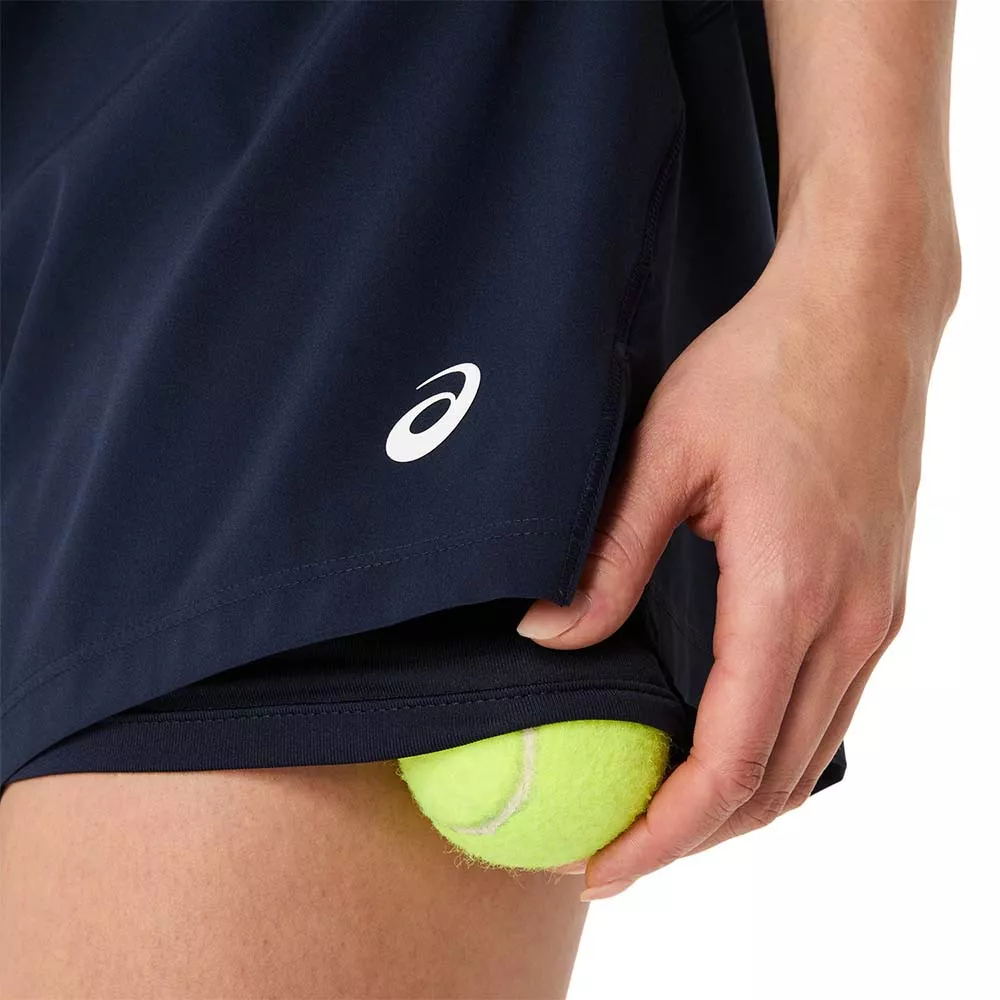 Asics Court 2-in-1 Dames Short Zwart