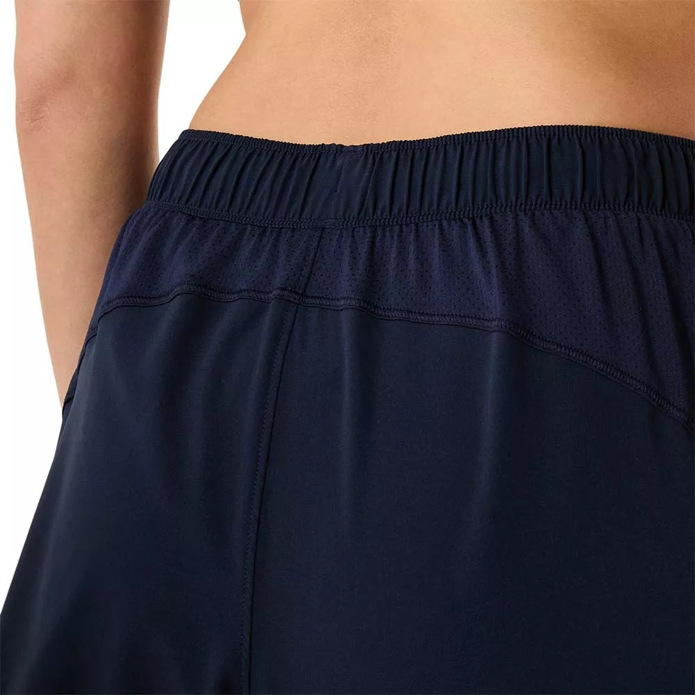 Asics Court 2-in-1 Dames Short Zwart
