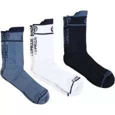 Bullpadel BP26PR U1 Marineblauw/Wit/Blauwe Sokken (3 paar)