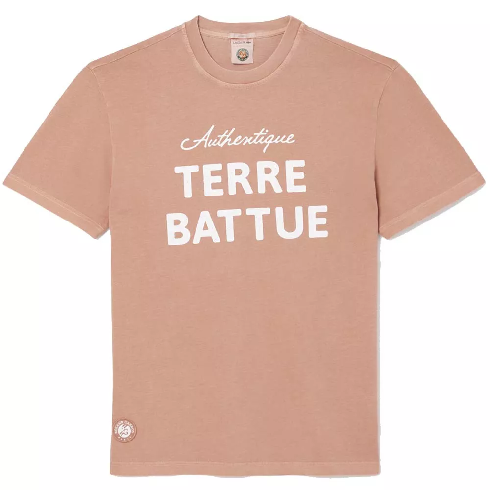Lacoste Roland Garros Unisex Grijs T-shirt