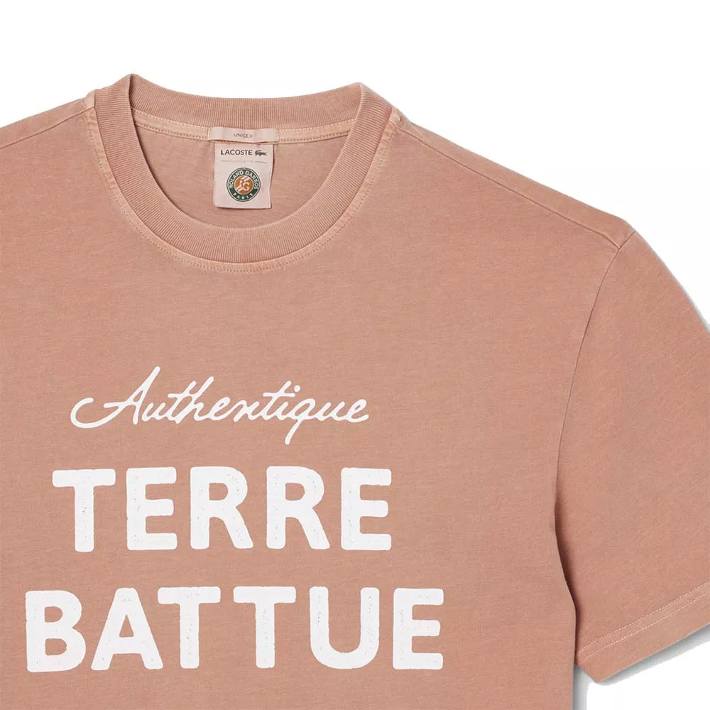 Lacoste Roland Garros Unisex Grijs T-shirt