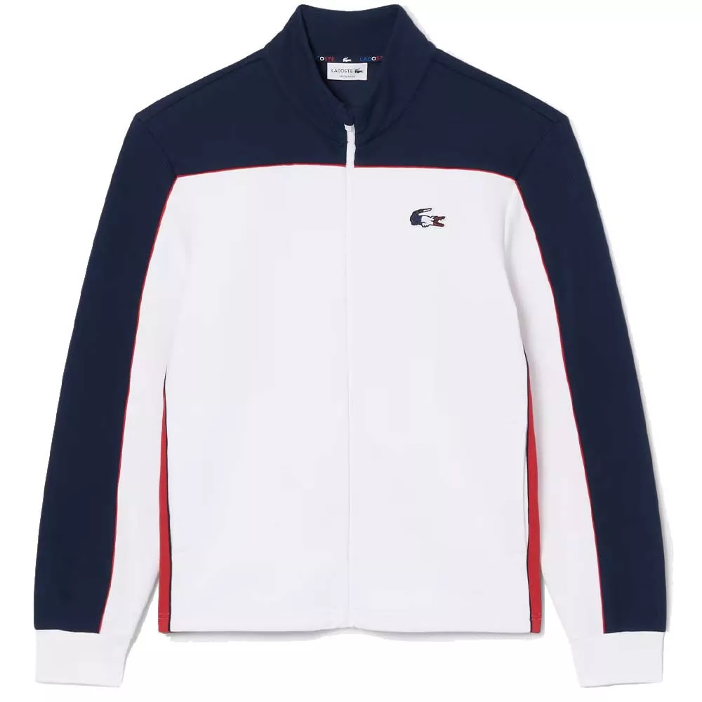 Lacoste Tennis Sportsuit jack met rits Marineblauw