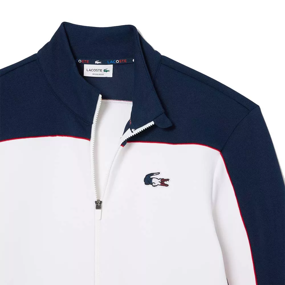 Lacoste Tennis Sportsuit jack met rits Marineblauw