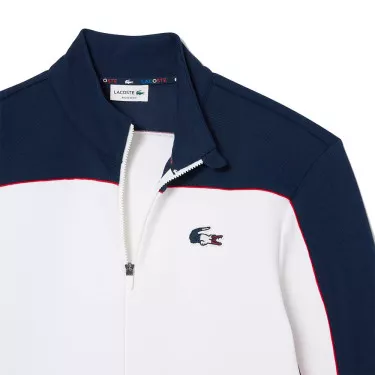 Lacoste Tennis Sportsuit jack met rits Marineblauw