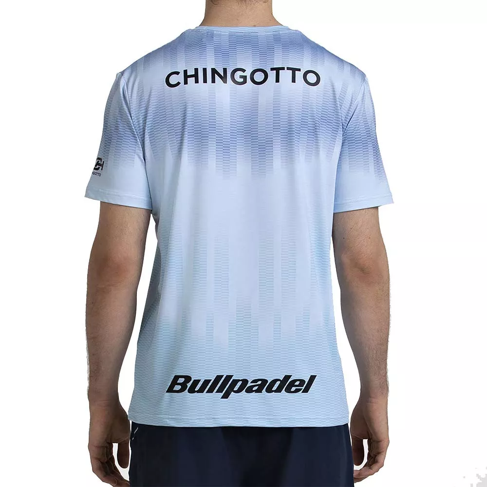 Bullpadel Federico Chingotto 26V Lichtblauw T-shirt