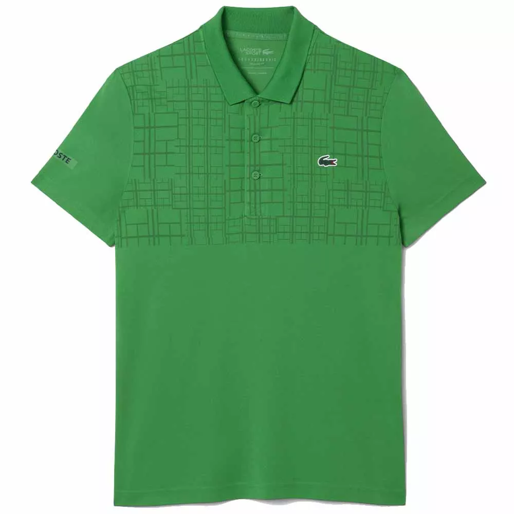 Polo Lacoste Tennis Novak Djokovic Zwart