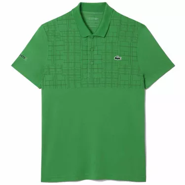 Polo Lacoste Tennis Novak Djokovic Zwart