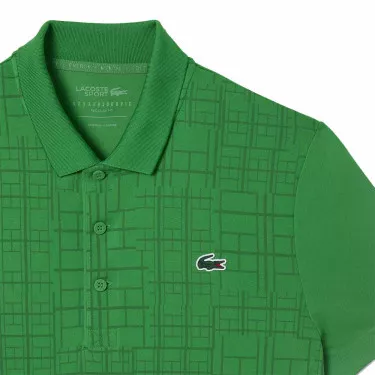 Polo Lacoste Tennis Novak Djokovic Zwart