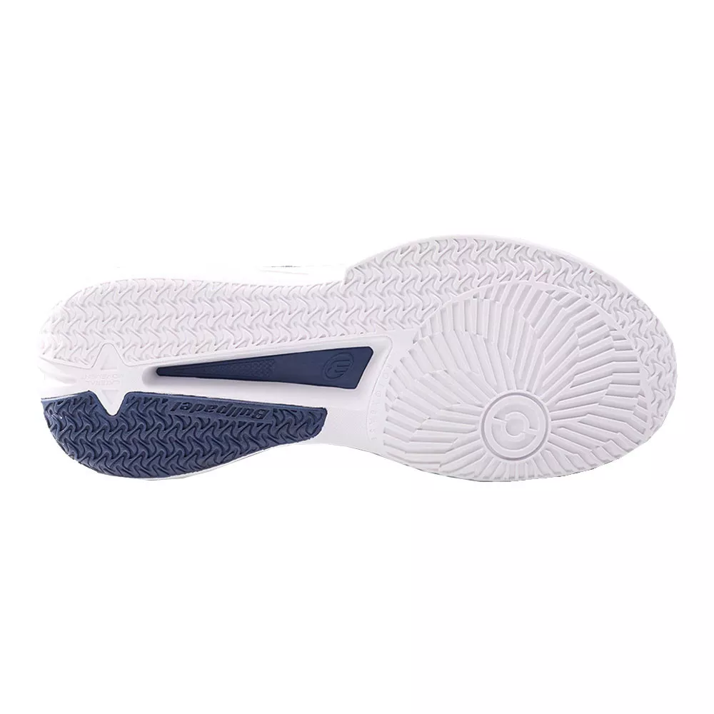 Bullpadel Flow 25V Damesschoenen Wit/Marineblauw