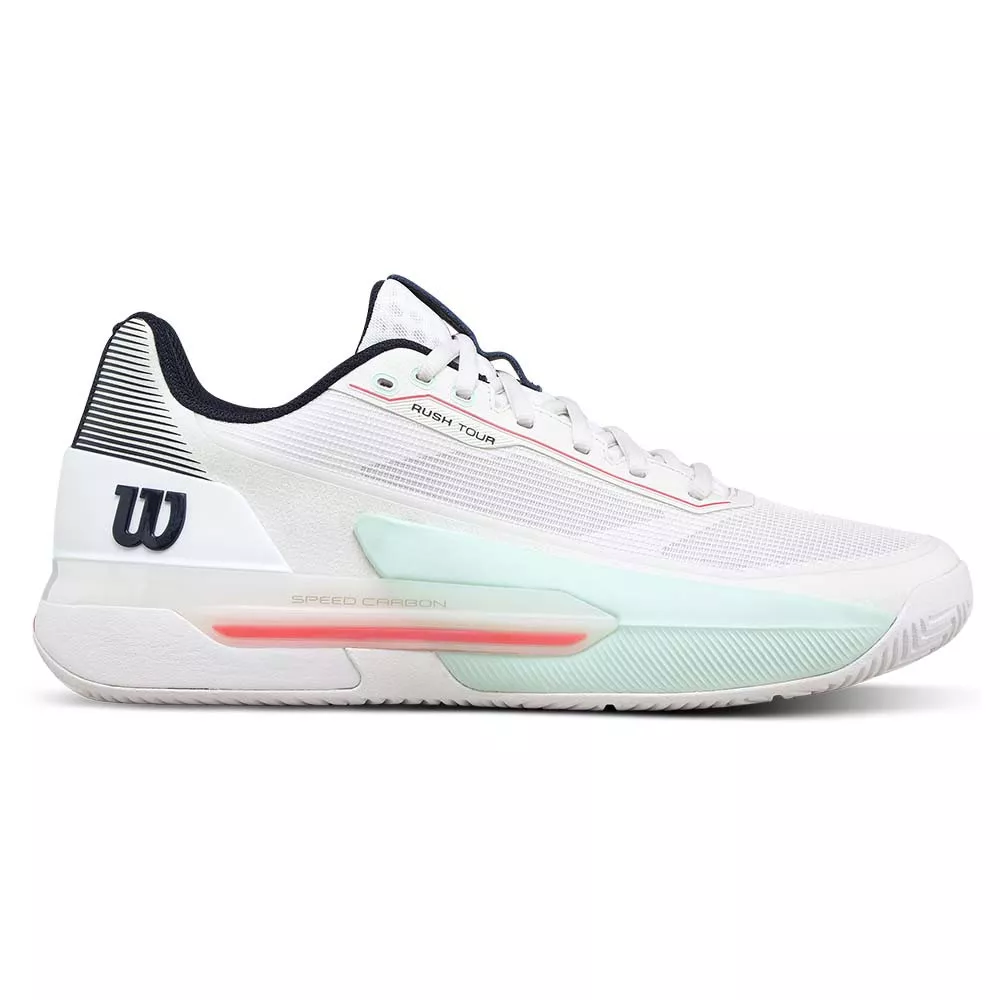 Wilson Rush Tour 5 Wit / Blauw schoenen