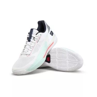 Wilson Rush Tour 5 Wit / Blauw schoenen