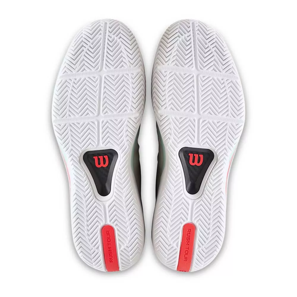 Wilson Rush Tour 5 Wit / Blauw schoenen