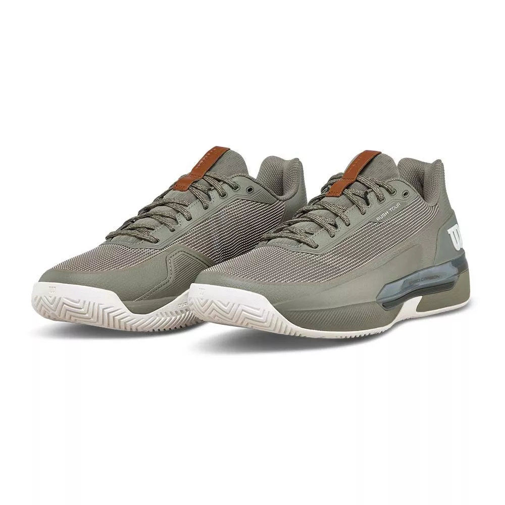 Wilson Rush Tour 5 tennisschoenen kaki groen
