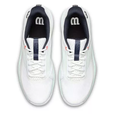 Wilson Rush Pro 5 Wit / Pastelgroen schoenen