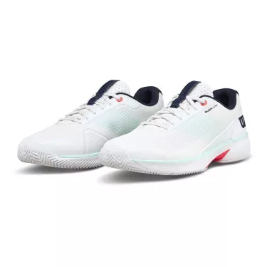 Wilson Rush Pro 5 Wit / Pastelgroen schoenen