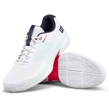 Wilson Rush Pro 5 Wit / Pastelgroen schoenen