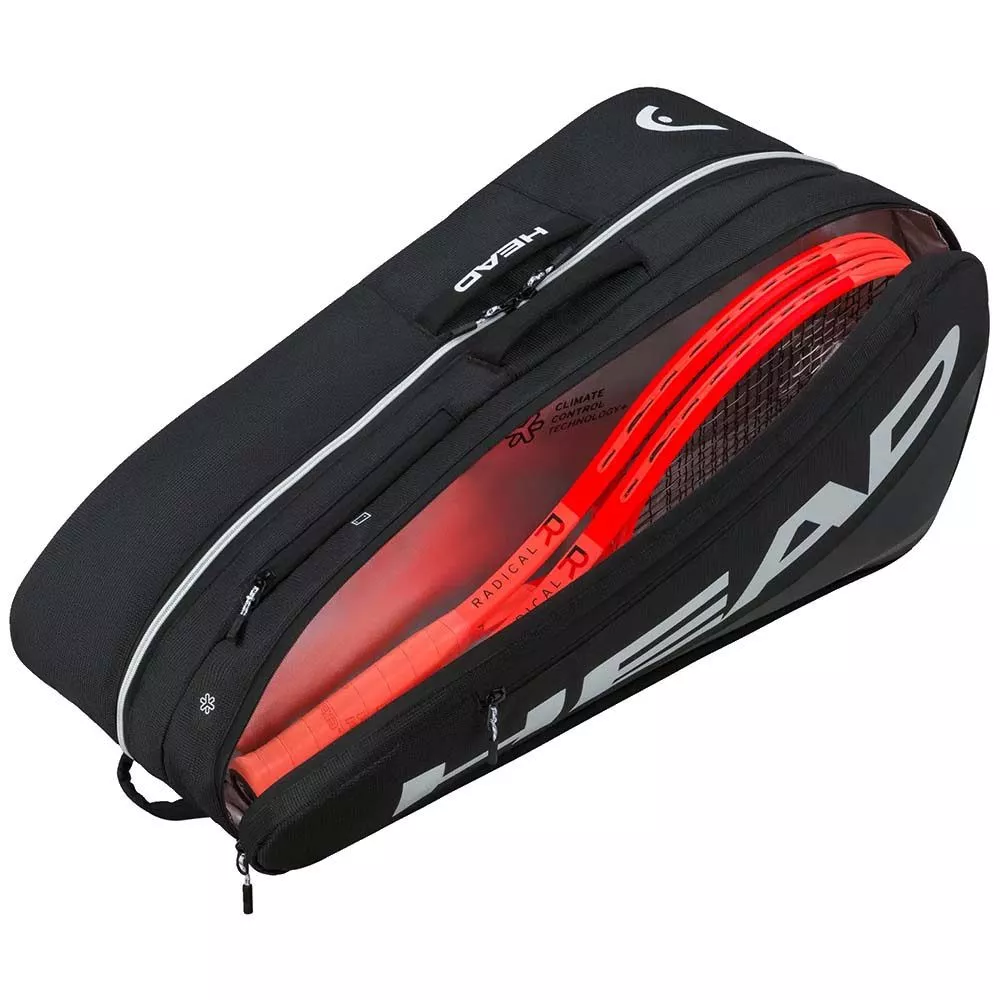 Head Tour L Tennistas Zwart 9R