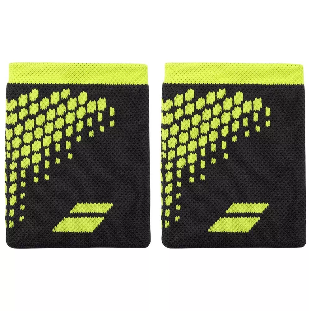 Babolat Zweetbanden Logo Jumbo Aero / Zwart