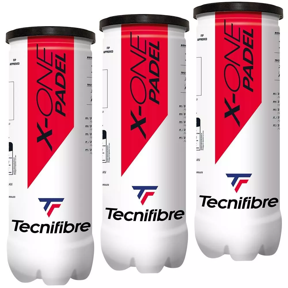 Tecnifibre X-One Padel Tripack (3 kokers van 3 ballen)