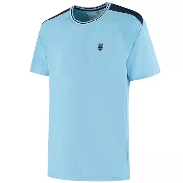 K-Swiss Hypercourt Mesh Crew 5 T-shirt Blauw