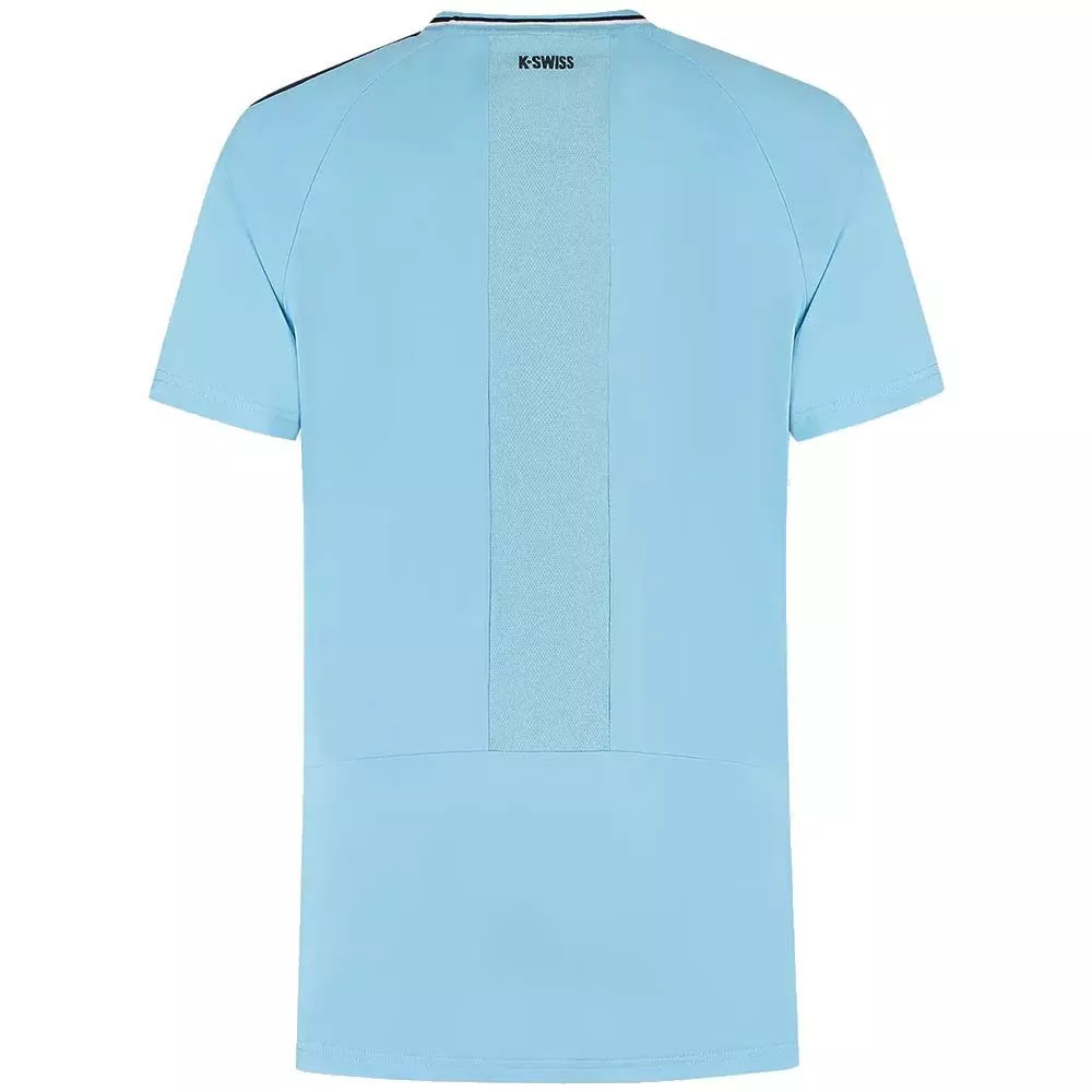 K-Swiss Hypercourt Mesh Crew 5 T-shirt Blauw