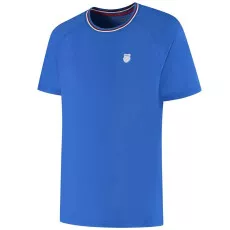 K-Swiss Hypercourt Melange Crew T-shirt Blauw