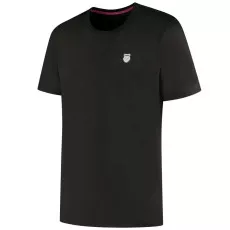 K-Swiss Hypercourt Jacquard T-shirt zwart