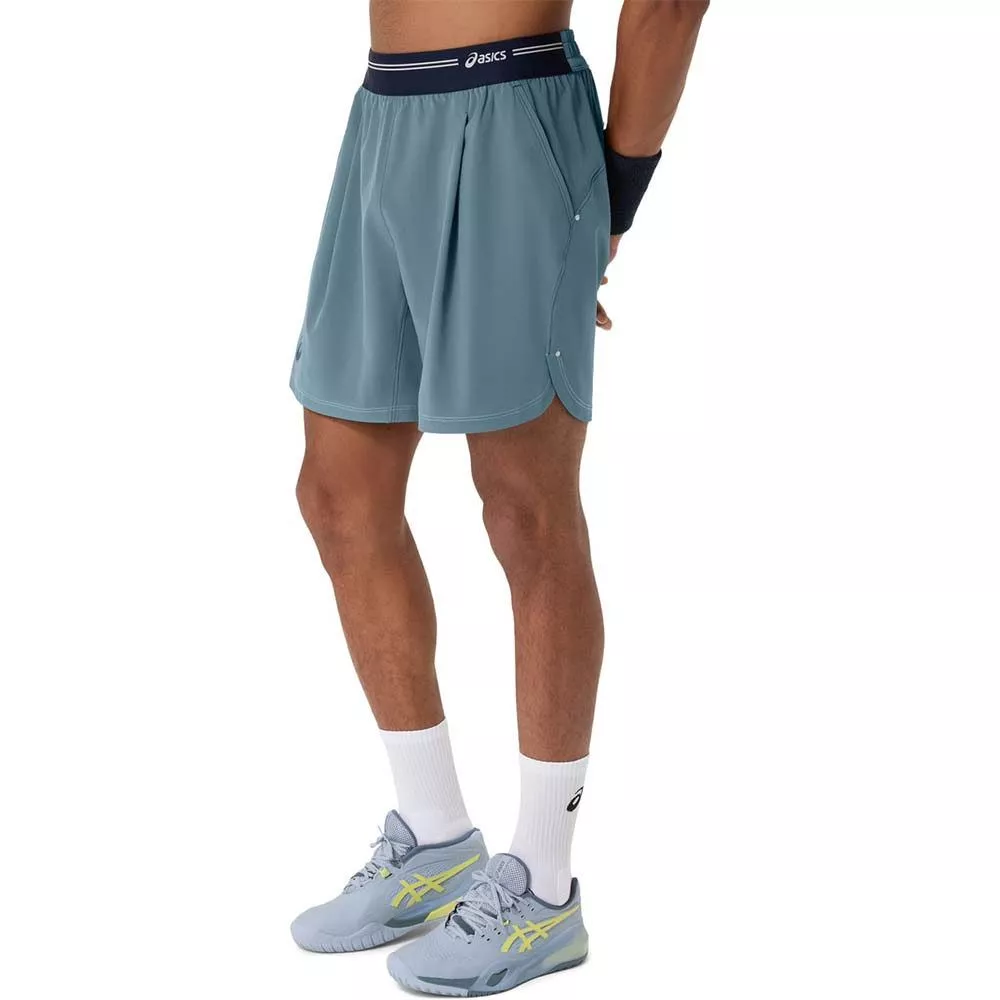 Asics Game short blauw / grijs